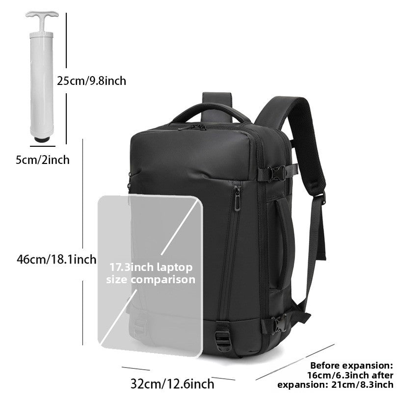 Vacuum Compression Travel Backpack 