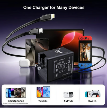 AmpFusion USB smart charger⚡ — Fast charging for multiple devices