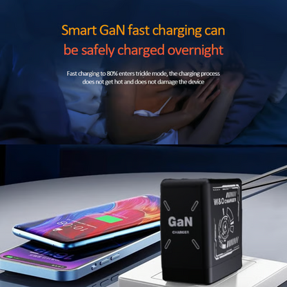 AmpFusion USB smart charger⚡ — Fast charging for multiple devices